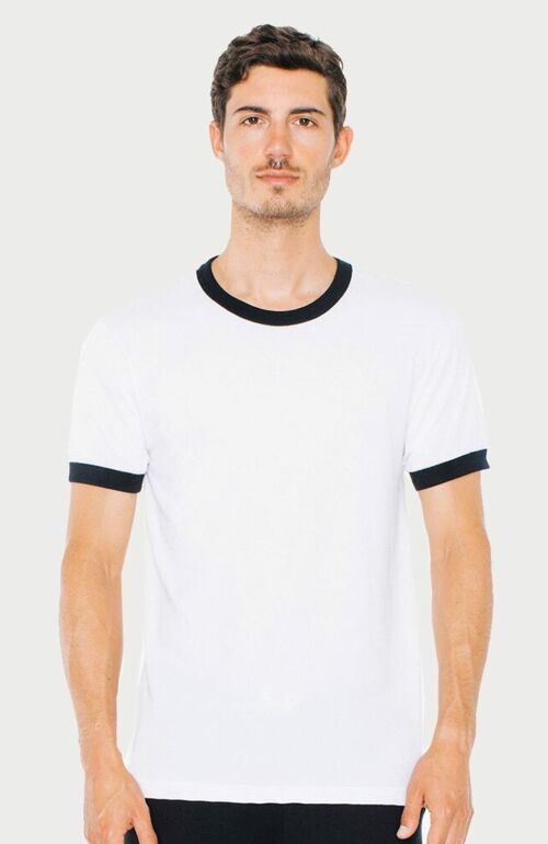 USA-Made 50/50 Ringer Tee Thumbnail