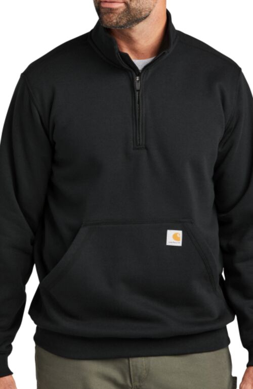 Midweight 1/4 Zip Mock Neck Sweatshirt Thumbnail