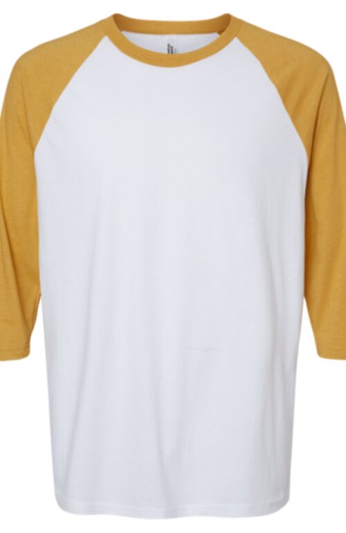 Unisex CVC Three-Quarter Sleeve Tee Thumbnail