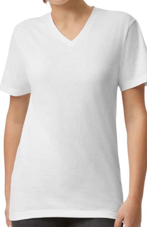 Unisex CVC V-Neck T-Shirt Thumbnail