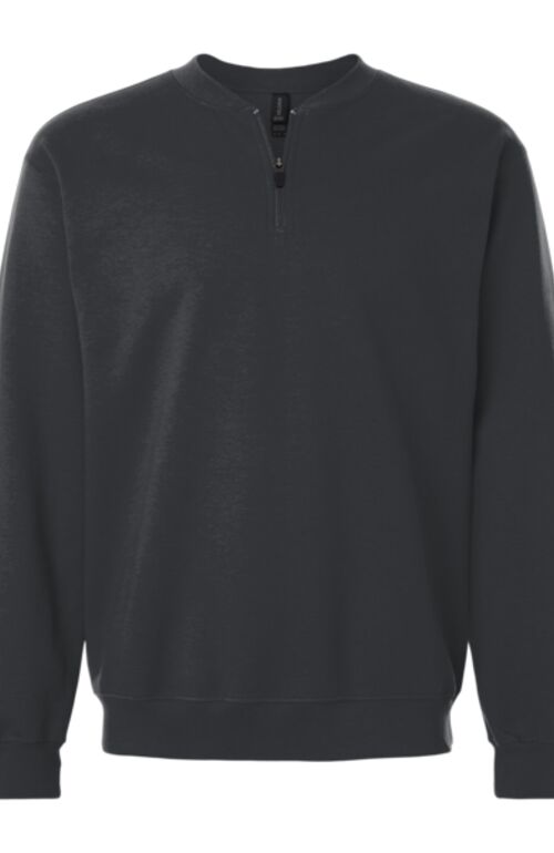 Unisex Softstyle® Midweight 1/4 Zip Sweatshirt Thumbnail