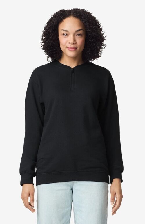 Softstyle® Midweight 1/4 Zip Sweatshirt Thumbnail