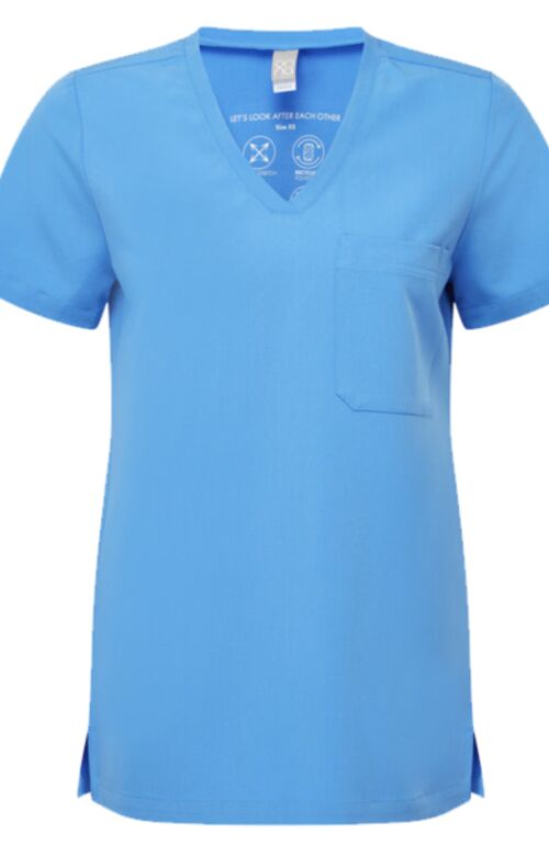 Ladies' Limitless V-Neck Stretch Scrub Top Thumbnail