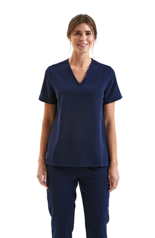 Ladies' Limitless V-Neck Stretch Scrub Top Thumbnail
