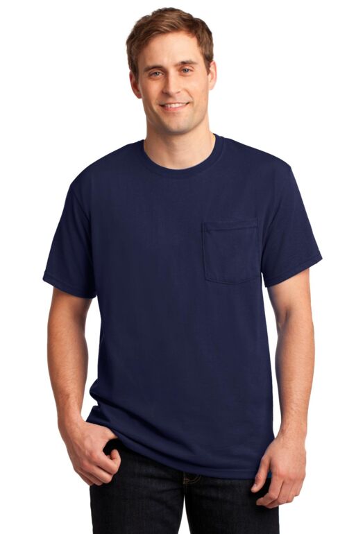 Dri Power ® 50/50 Cotton/Poly Pocket T Shirt Thumbnail