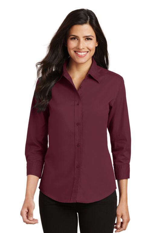 Women's 3/4 Sleeve Easy Care Shirt Thumbnail