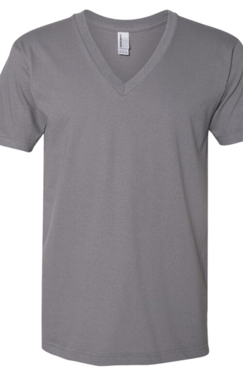 Unisex Fine Jersey V-Neck Tee Thumbnail