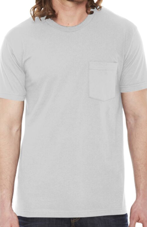 Unisex Fine Jersey Pocket Tee Thumbnail
