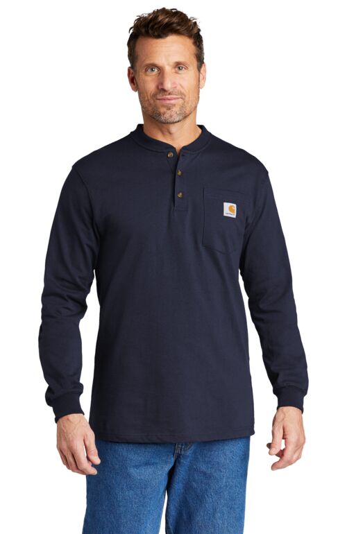 Long Sleeve Henley T Shirt Thumbnail