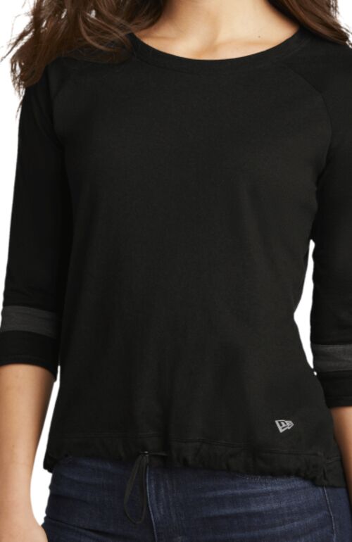 Women's Tri Blend 3/4 Sleeve Tee Thumbnail