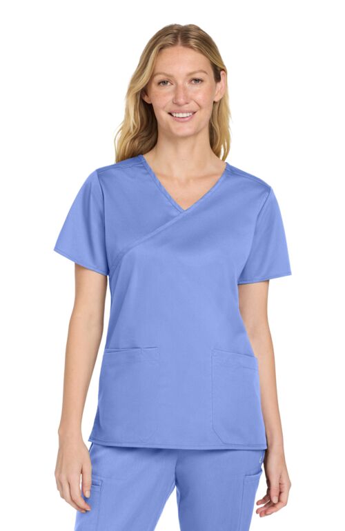 Women's WorkFlex Mock Wrap Top Thumbnail