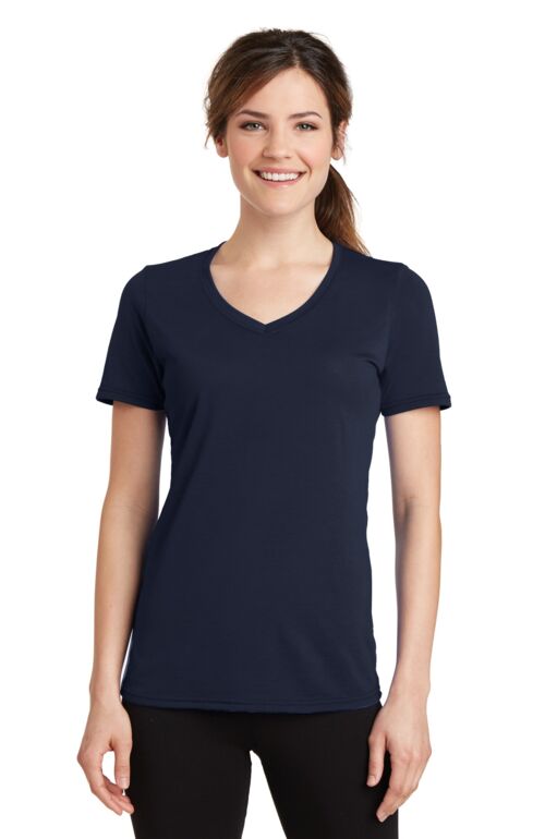 Women's Performance Blend V Neck Tee Thumbnail