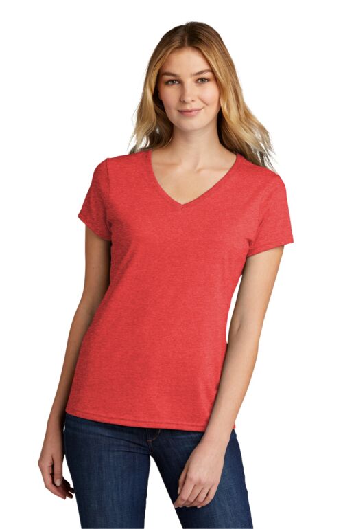 Women's Tri Blend V Neck Tee Thumbnail