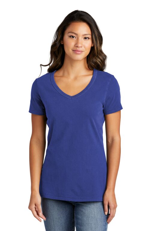 Women's Beach Wash ® Garment Dyed V Neck Tee Thumbnail