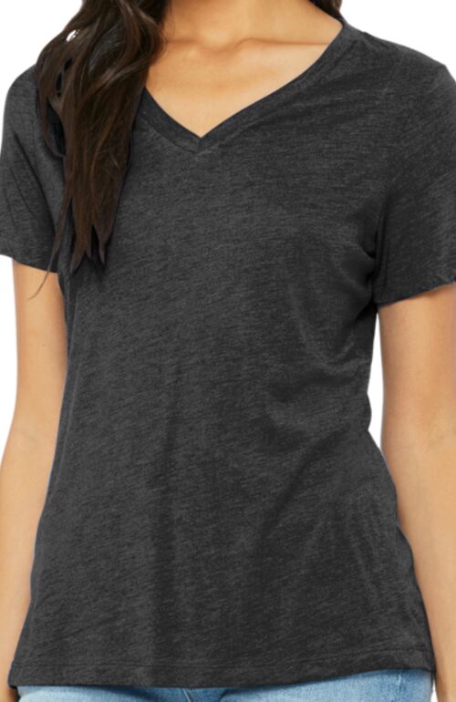 Women's Relaxed Triblend V Neck Tee Thumbnail