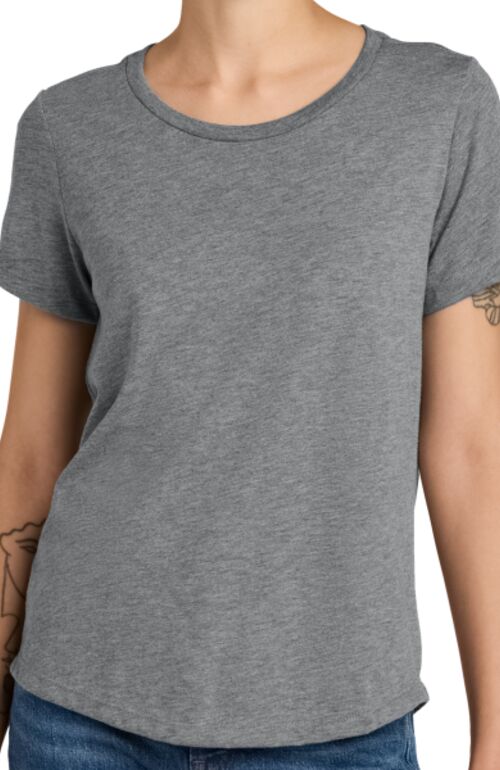 Women's Relaxed Tri Blend Scoop Neck Tee Thumbnail