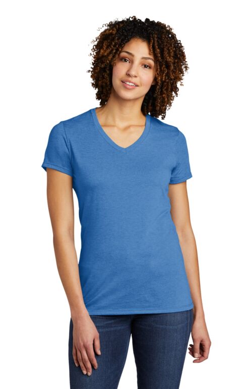 Women's Tri Blend V Neck Tee Thumbnail