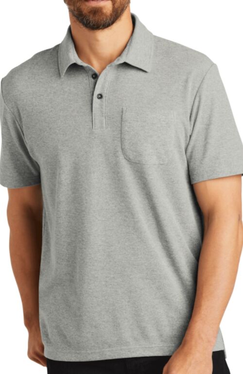 C Free ® Cotton Blend Pique Pocket Polo Thumbnail
