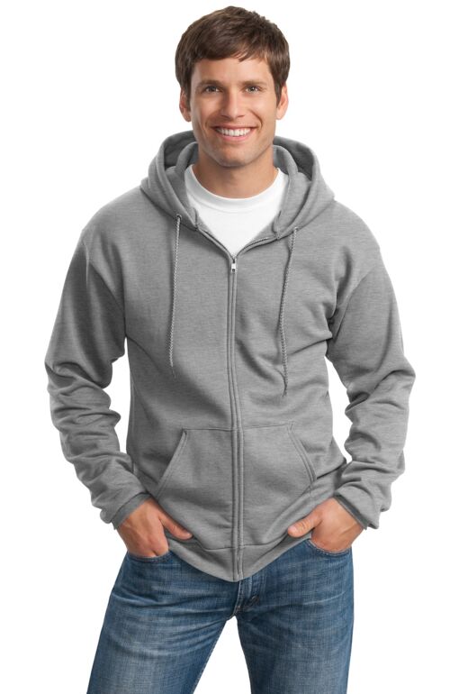 Tall Essential Fleece Full Zip Hooded Sweatshirt Thumbnail