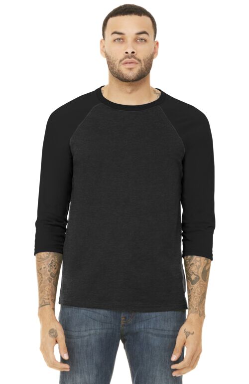 Unisex 3/4 Sleeve Baseball Tee Thumbnail