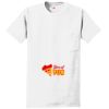 Authentic 100% Cotton T Shirt with Pocket Thumbnail