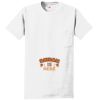 Authentic 100% Cotton T Shirt with Pocket Thumbnail